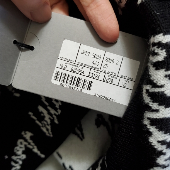 Balenciaga Allover Logo Jumper Sweater XS - Picture 6 of 7